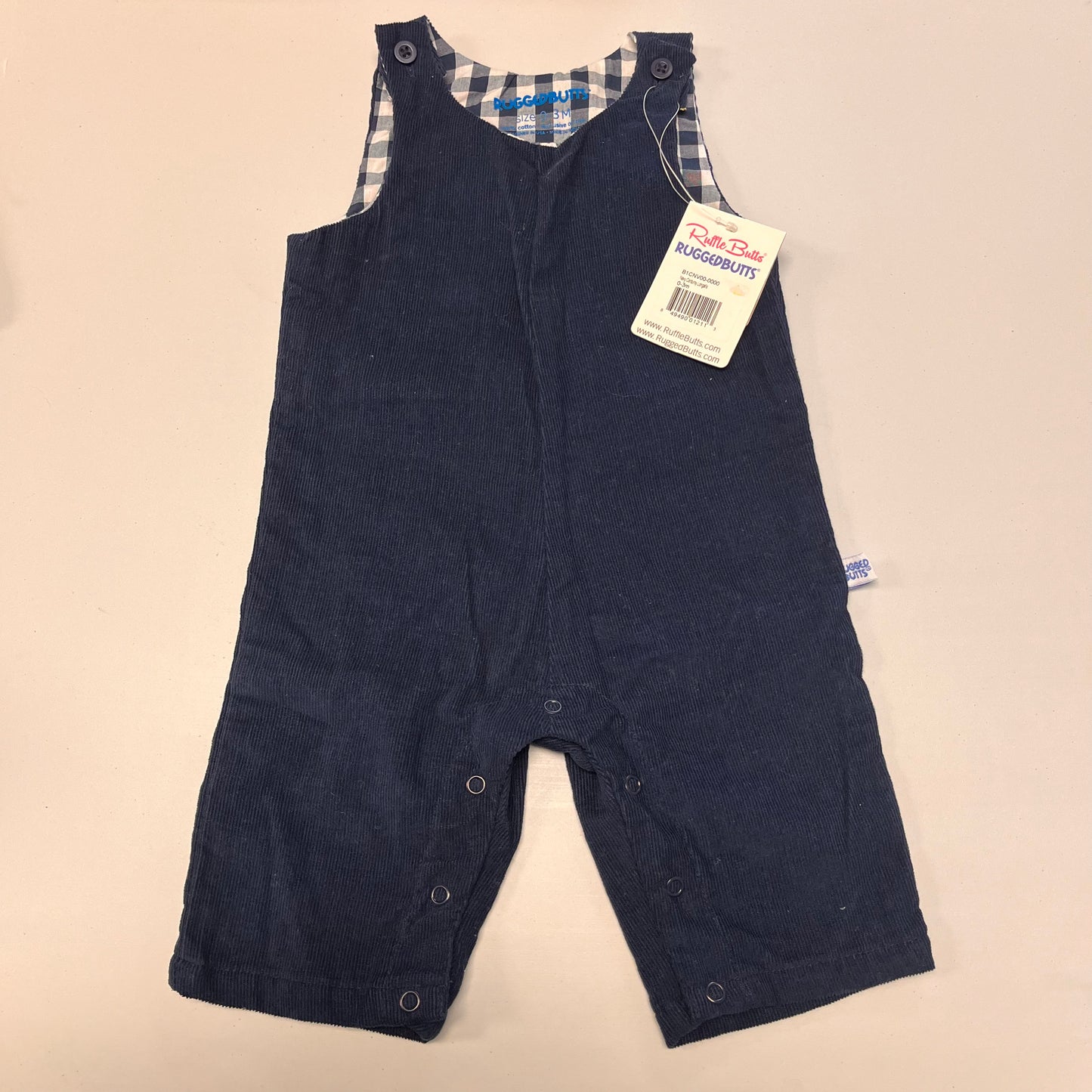 0-3m New Rugged Butts Romper