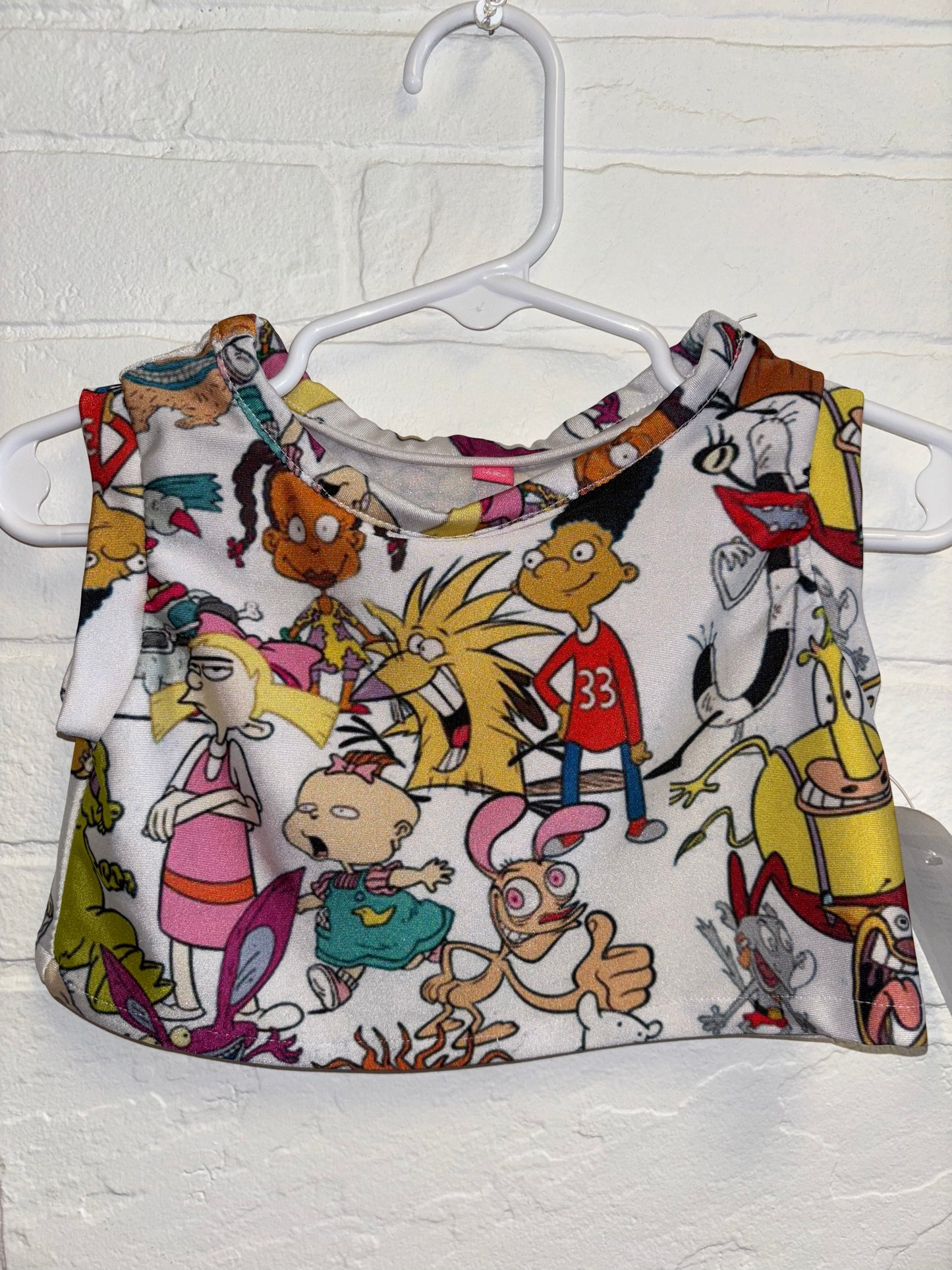 12m 90’s Cartoon Crop