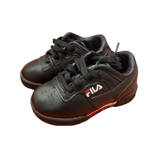 Size 7 Black Fila Tennis Shoes