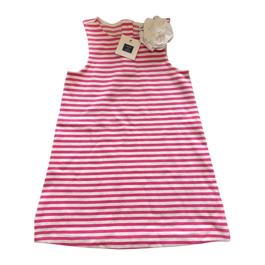 3T New Janie and Jack Pink and White Striped Dress