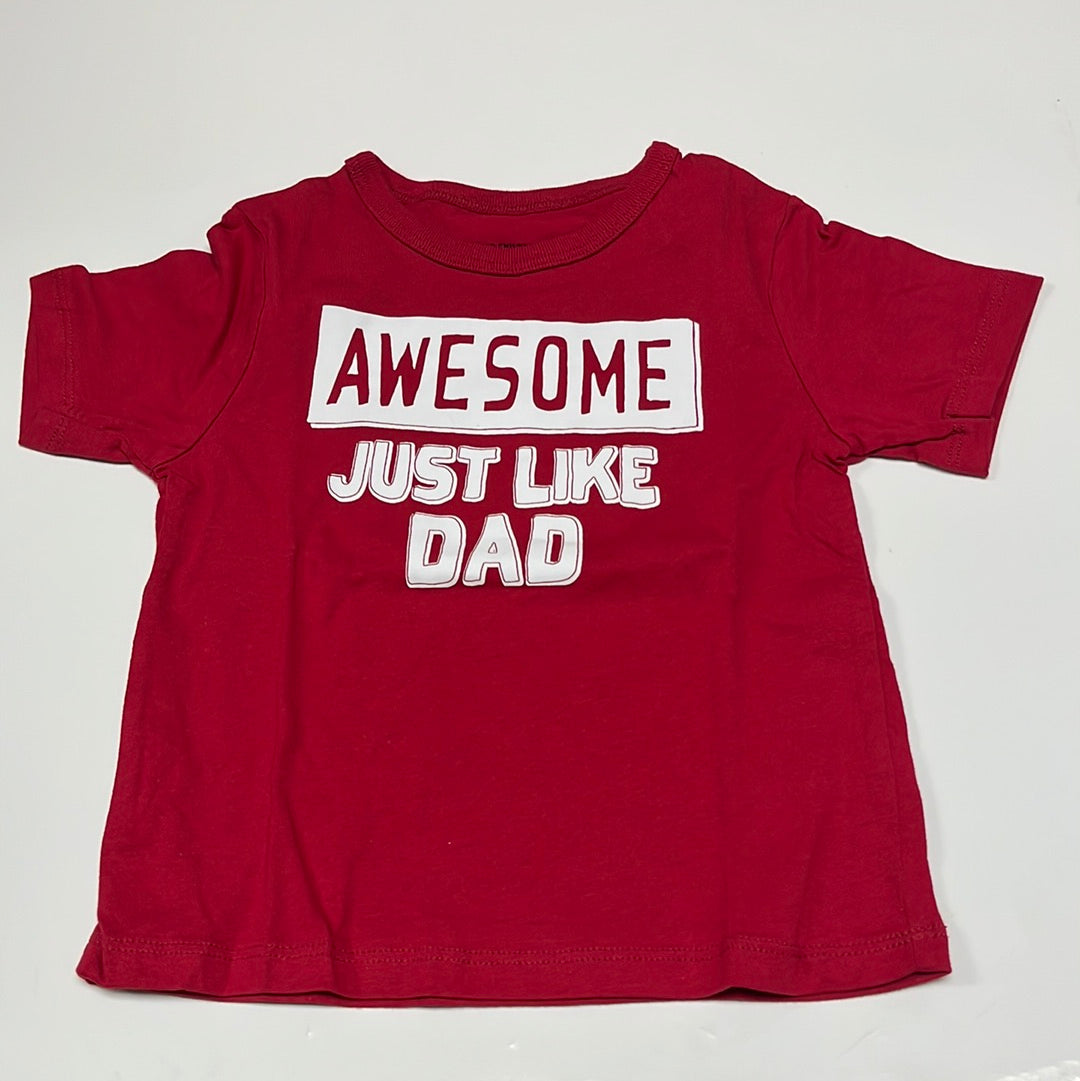 18-24m New Awesome Like Dad Tee
